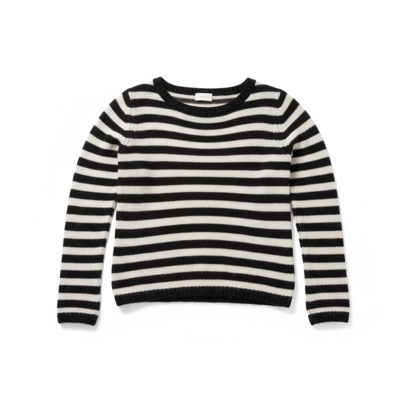 Day Birger Et Mikkelsen Sweaters - Day Birger et Mikkelsen Elegant Black and White Striped Women's Sweater|size XS